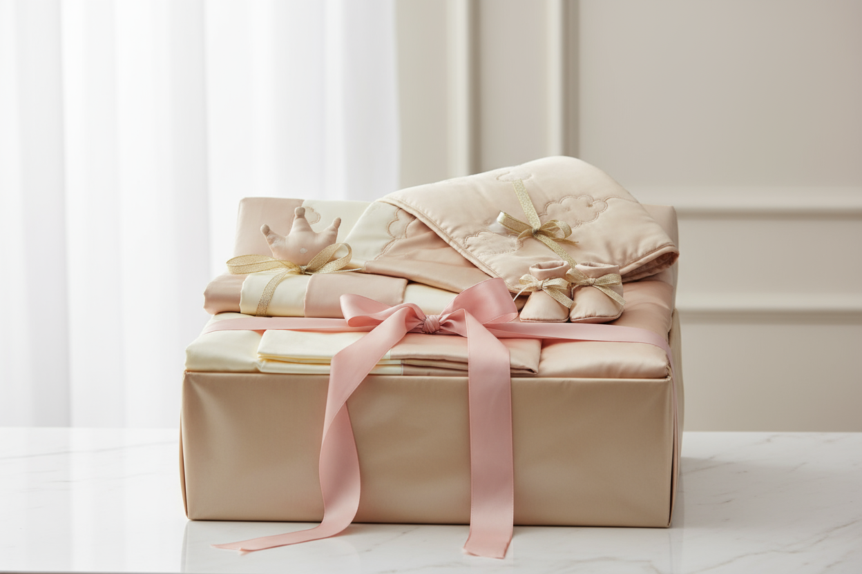 Luxury Silk Baby Set 6 Piece