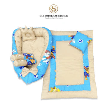 Crown Pattern 6Pcs Baby Set 100% Cotton PAW Patrol