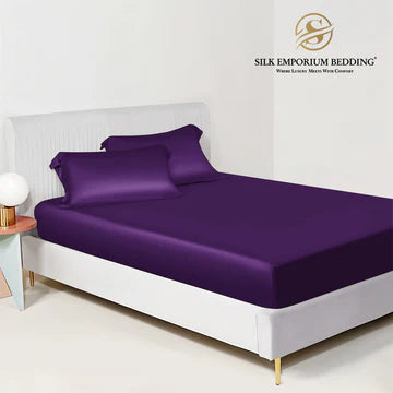 Silk Satin Fitted Sheet