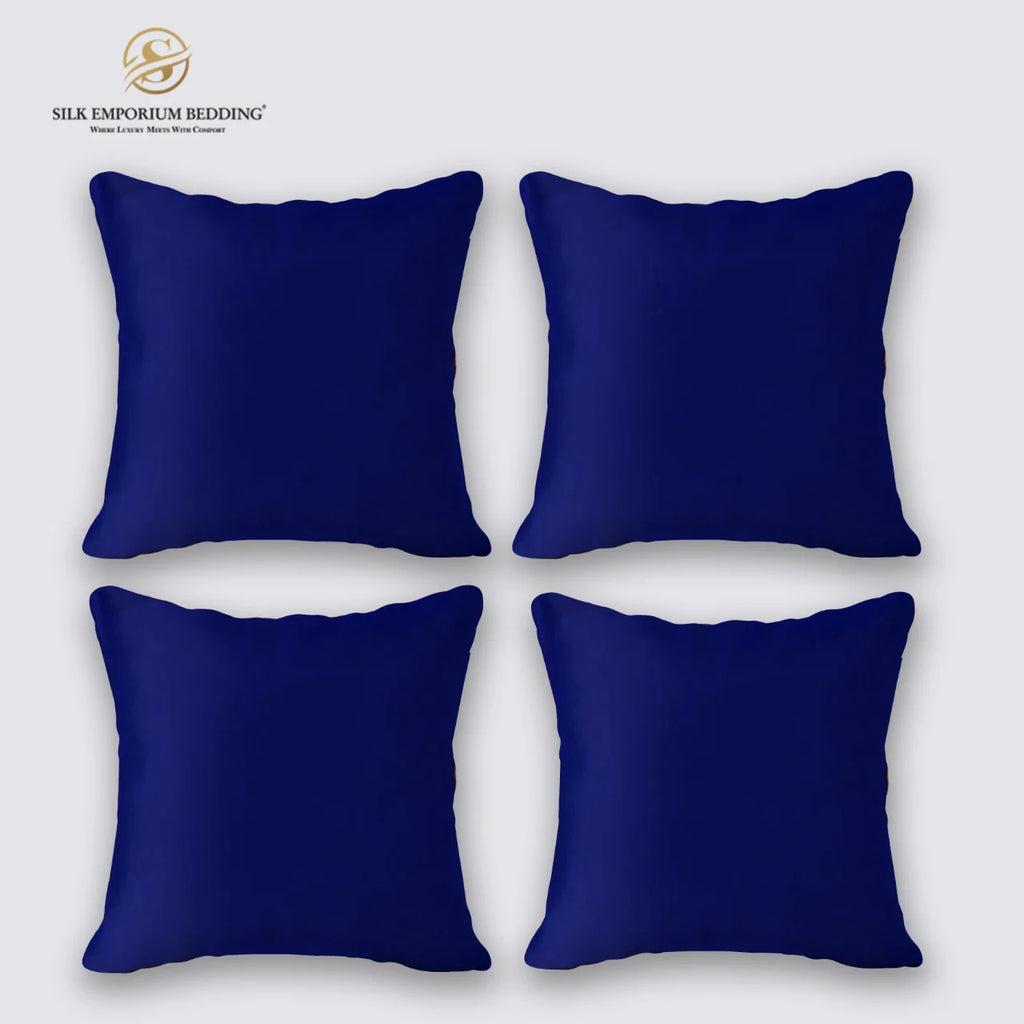 4 Pcs Silk Cushions Covers